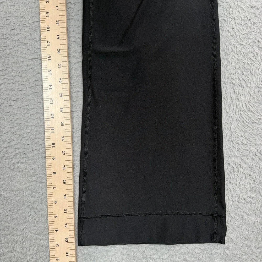 Nike Dri-FIT Womens Black Bootcut Yoga Pants Size Large Tall LT Stretch Gym